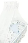 Voodipesu komplekt - 6 osa - 120/90/360 - NEW STARS - SININE