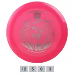Diskgolfo diskas Distance Driver Q-LINE PREMIER Cloudbreaker Gannon Buhr Signature Pink
