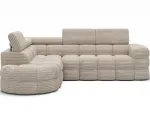 The Carmenn corner sofa is a modern and functional sofa for the living room, combining an impressive modular form with high everyday comfort. With dimensions of 256x220x75-102 cm, this model works perfectly in a spacious relaxation area, offering a c ...