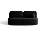 Velvet Sofa With Bed Function And Box, "Sophia", 3 Seats, 202x110x89 Made in Europe