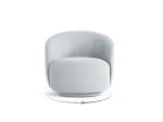 Swivel Armchair, "Savona", 1 Seat, 86x83x76.5 Made in Europe