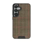 Favorite Coat - Plaid Samsung Galaxy S25 Case, Elite Dark (Magnetic) / Gunmetal