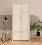 Riidekapp, Hanah Home, valge, 90 x 183 x 45