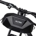 &bdquo;WildMan&ldquo; jalgratta raamikott &bdquo;WILDMAN X9&ldquo; koos kinnitusklambriga, must/black