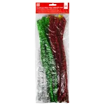Karvatraat College 30cm x 15mm 30tk metallik assortii