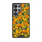 Orange Lemonade - Samsung Galaxy S25 Ultra Case, Elite Dark (Magnetic) / Silver