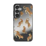 Pretty Kitty - Samsung Galaxy S25 Case, Elite Mirror Dark (Magnetic) / Silver
