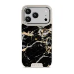 Make A Wish - Gold Marble iPhone 17 Pro Case, Elite Light (MagSafe) / Silver