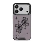 Gemini - iPhone 17 Pro Case, Elite Dark (MagSafe) / Silver / Purple