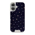 Midnight Kiss - Star iPhone 16 Case, Elite Light (MagSafe) / Silver