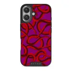 Watch Out - iPhone 16 Case, Elite Dark (MagSafe) / Silver