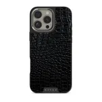 Reaper's Touch - Snakeskin iPhone 16 Pro Max Case, Elite Dark (MagSafe) / Silver