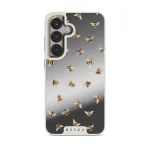 Honeycomb - Samsung Galaxy S25 Case, Elite Mirror Light (Magnetic) / Gold