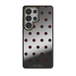 Aqua Mocha - Samsung Galaxy S25 Ultra Case, Elite Mirror Dark (Magnetic) / Gold