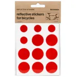 Helkurkleepsud jalgrattale BOOKMAN Reflective Stickers for Bicycles, Red Dots