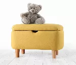 Pouf Hanah Home Moouv, kollane, 61 x 40 x 37