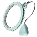 HHM14 HULA HOOP GREEN MAGNETIC WITH WEIGHT + COUNTER HMS