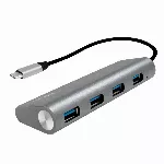 Hub 4-port USB-C 3.1 with aluminum casing
