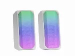 Mars Gaming MSRGBW Bluetooth Stereo Speakers / 15W / 3.5mm Audio / RGB / USB