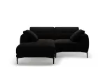 Left Velvet Sofa, "Lazio", 2 Seats, 205x174x86 Made in Europe