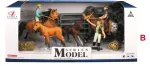Set of Horses with Figurines