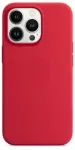 "Soft Silicone Case iPhone 13 Pro Max" Red