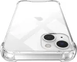 "Anti Shock Silicone Case Apple iPhone 15 Plus" Transtarent