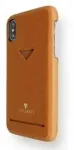 "Card Slot Back Case iPhone XS MAX" Caramel Brown