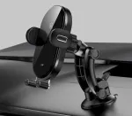 CD131 car holder with wireless charger 15W/2A Black
