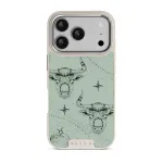 Taurus - iPhone 17 Pro Case, Elite Light (MagSafe) / Silver / Turquoise