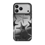 Midnight Ocean - iPhone 17 Pro Max Case, Elite Mirror Dark (MagSafe) / Silver