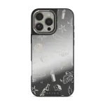 Essentials - iPhone 16 Pro Case, Elite Mirror Dark (MagSafe) / Silver