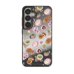 Caf&eacute; Haru - Samsung Galaxy S25 Case, Elite Mirror Dark (Magnetic) / Gold