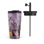 Trick or Treat - Travel Mug, 500 ml / Flap & Straw Set