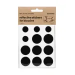 Helkurkleepsud jalgrattale BOOKMAN Reflective Stickers for Bicycles, Black Dots
