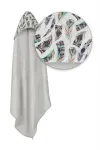Bathing cover - TB0418-42 - BAMBOO  - size 100x100 - GREY