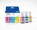 Brother BTD100CLVAL 3 Bottles Value Pack, C/M/Y