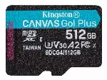 KINGSTON 512 GB microSDXC Canvas on ADP