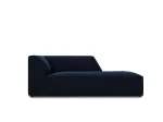 Velvet Chaise Longue Right, "Siena", 1 Seat, 93x181x69 Made in Europe