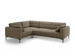 Left Velvet Sofa, "Lazio", 4 Seats, 282x194x86 Made in Europe