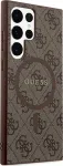 4G Collection Leather Metal Logo MagSafe Case Galaxy S24 Ultra Brown