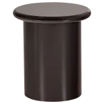MAVON SIDE TABLE MDF HIGH GLOSS 45XO40 CM DARK BROWN [fsc]
