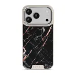 Rose Gold Marble - iPhone 17 Pro Case, Elite Light (MagSafe) / Silver