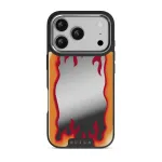 Too Hot - iPhone 17 Pro Case, Elite Mirror Dark (MagSafe) / Silver