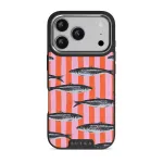 Del Mar - iPhone 17 Pro Case, Elite Dark (MagSafe) / Silver