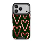 Candy Lane - iPhone 17 Pro Case, Elite Dark (MagSafe) / Silver