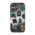Basecamp - iPhone 16 Case, Elite Mirror Dark (MagSafe) / Silver