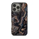 Enchanted Mirror - Marble iPhone 16 Pro Max Case, Elite Dark (MagSafe) / Silver