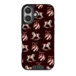 Rocking Around - iPhone 16 Plus Case, Elite Dark (MagSafe) / Silver
