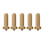3D-printeri pihusti &ndash; Anycubic Kobra 2 seeria 0,4 mm messingist pihustid, 5 tk pakendis
